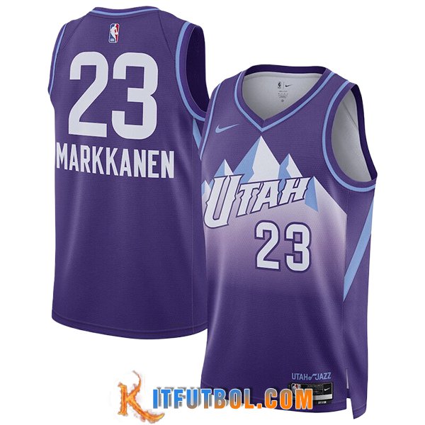 Camisetas Utah Jazz (MARKKANEN #23) 2024/25 Violeta