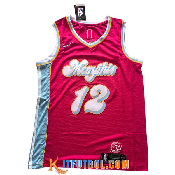 Camisetas Memphis Grizzlies (MORANT #12) 2024/25 Rojo/Azul/Blanco