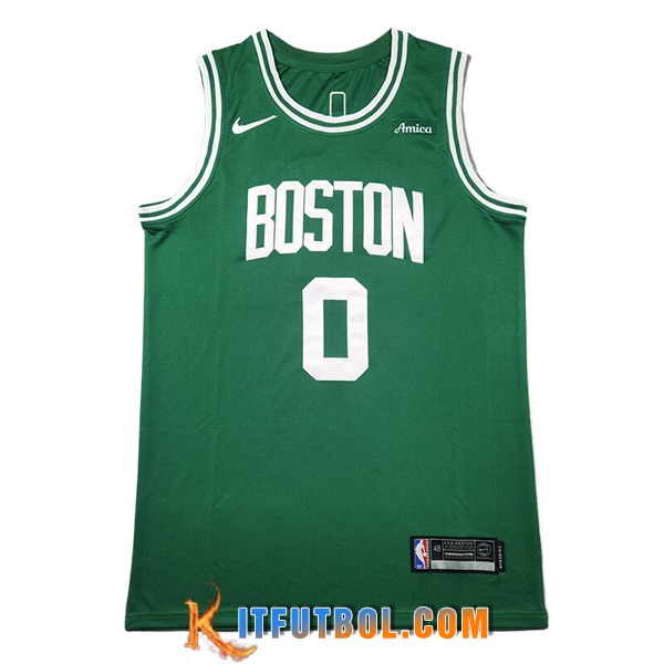 Camisetas Boston Celtics (TATUM #0) 2024/25 Verde