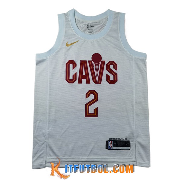 Camisetas Cleveland Cavaliers (IRVING #2) 2024/25 Blanco/Rojo
