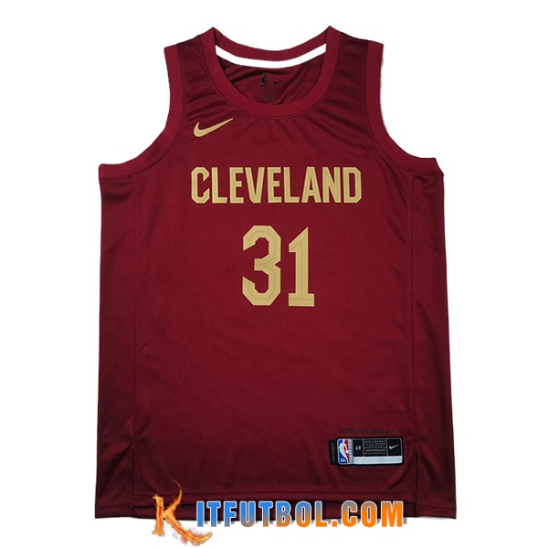 Camisetas Cleveland Cavaliers (ALLEN #31) 2024/25 Rojo/Amarillo