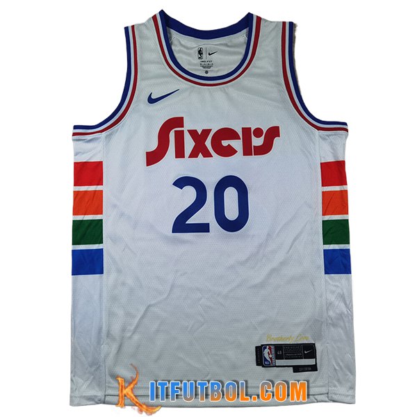 Camisetas Philadelphia 76ers (McCAIN #20) 2024/25 Blanco