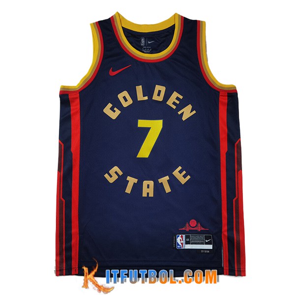 Camisetas Golden State Warriors (HIELD #7) 2024/25 Negro/Rojo/Amarillo