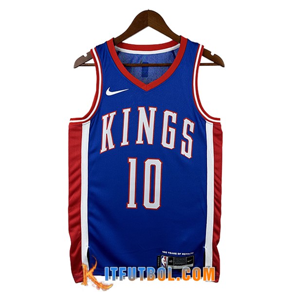 Camisetas Sacramento Kings (DEROZAN #10) 2024/25 Azul/Rojo/Blanco