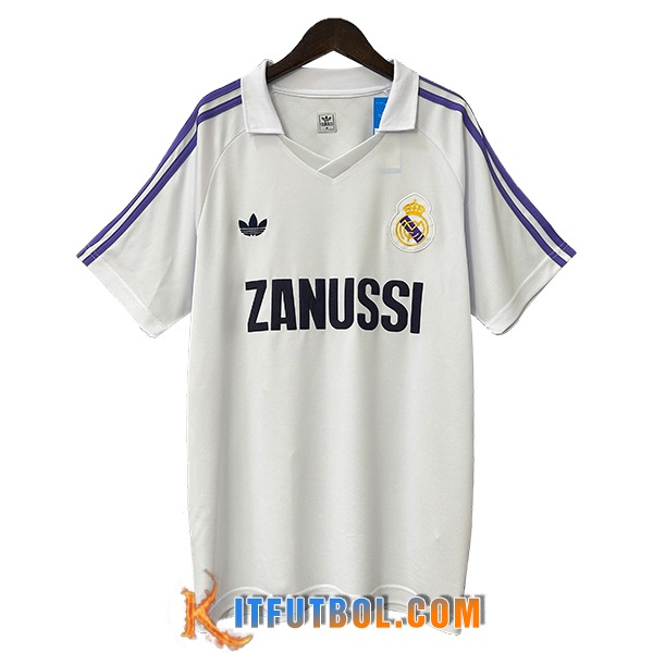Camisetas De Futbol Real Madrid Retro Primera 1984/1985