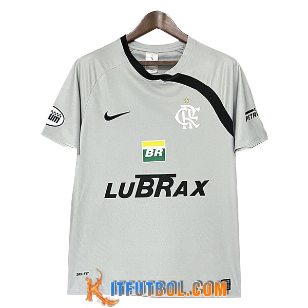 Camisetas De Futbol Flamengo Retro Portero Gris 2008