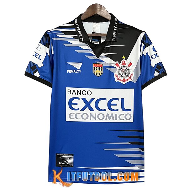 Camisetas De Futbol Corinthians Retro Portero Azul 1998