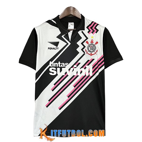 Camisetas De Futbol Corinthians Retro Portero Negro 1998