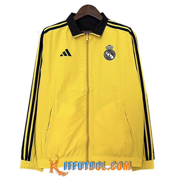 Rompevientos Real Madrid Amarillo/Negro 2024/2025