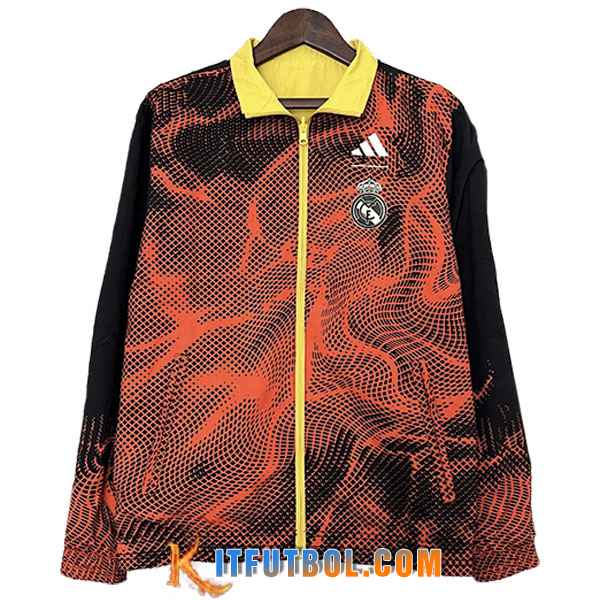 Rompevientos Real Madrid Rojo/Negro 2024/2025