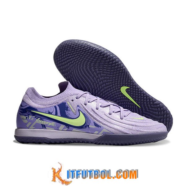 Nike Botas De Fútbol Phantom GX II Elite IC Violeta/Verde