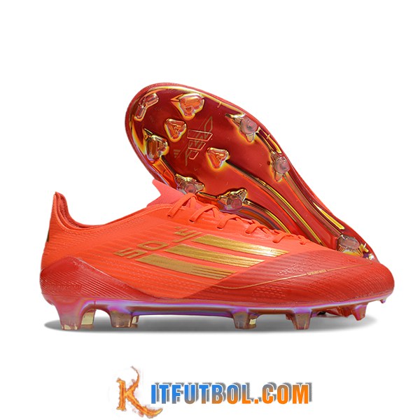 Adidas Botas De Fútbol F50 ELITE FG Naranja/Rojo/Amarillo