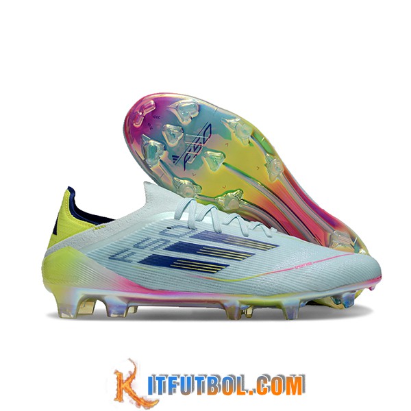 Adidas Botas De Fútbol F50 Elite FG Azul/Amarillo