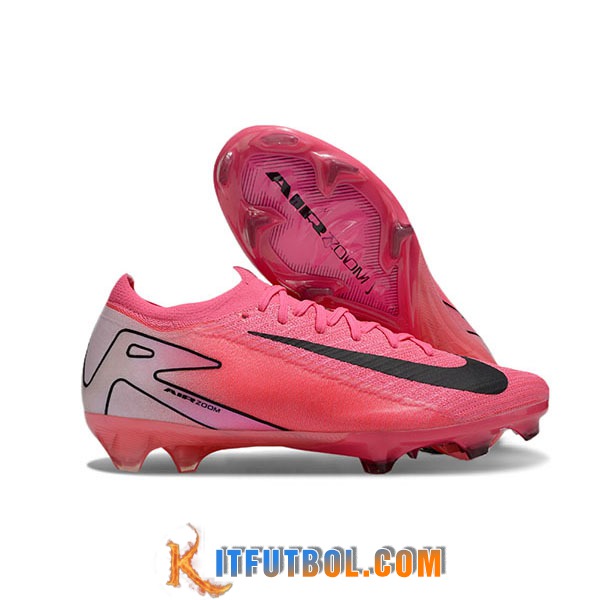 Nike Botas De Fútbol AIR Zoom Mercurial Vapor 16 Elite XXV FG Rosa/Negro -02