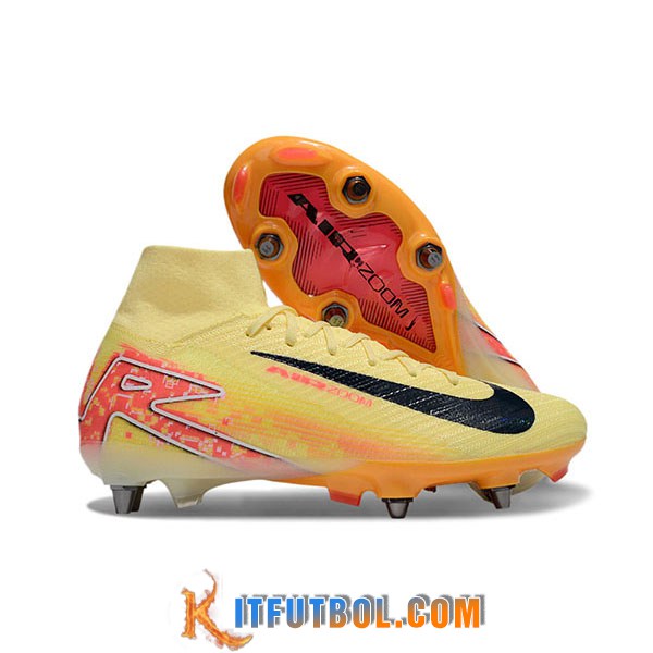 Nike Botas De Fútbol Air Zoom Mercurial Superfly IIX Elite SG Naranja/Negro