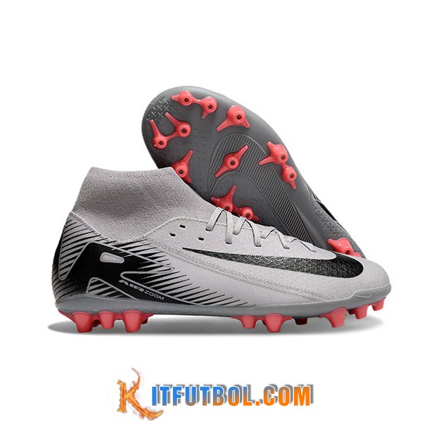 Nike Botas De Fútbol Mercurial Superfly 10 Academy Gris/Negro