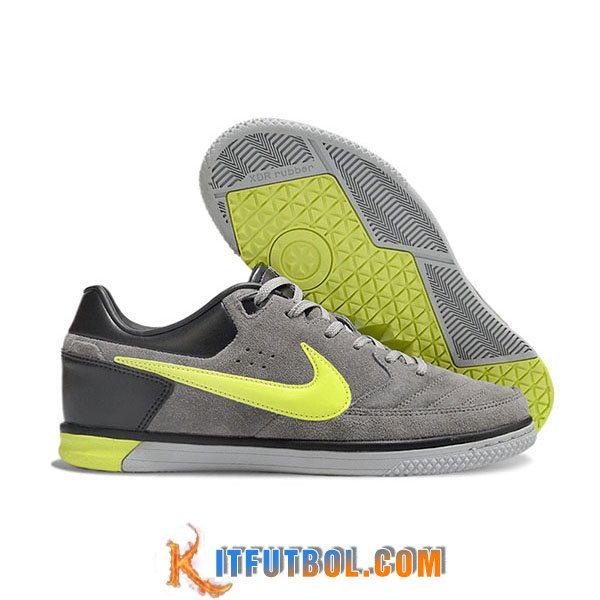 Nike Botas De Fútbol Gato IC Gris/Amarillo
