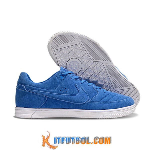 Nike Botas De Fútbol Gato IC Azul -02