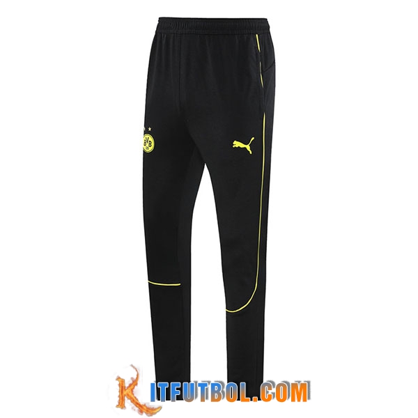 Pantalon Entrenamiento Dortmund Negro/Amarillo 2024/2025 -05