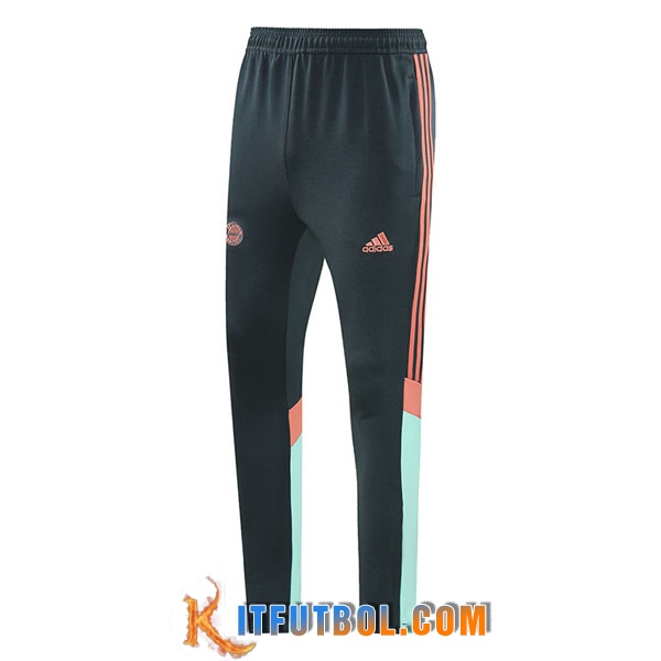 Pantalon Entrenamiento Bayern Munich Negro/Verde/Marrón 2024/2025