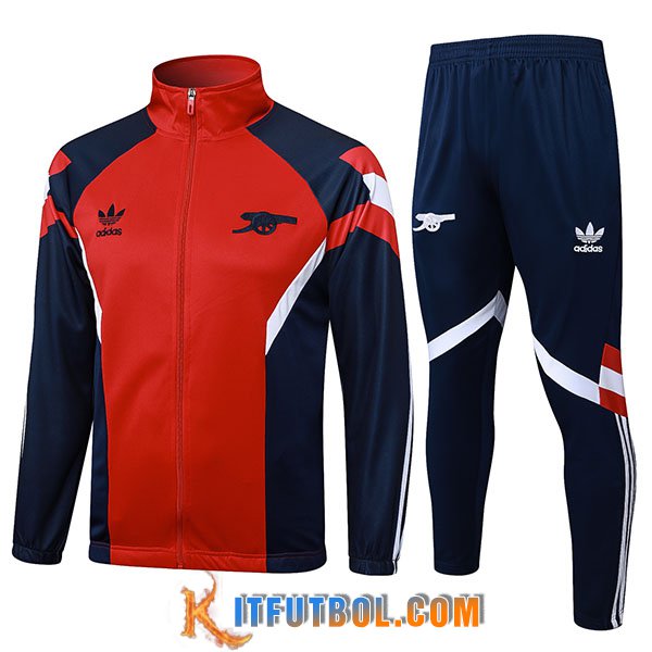 Chandal Equipos De Futbol Chaquetas Arsenal Rojo/Azul/Blanco 2024/2025
