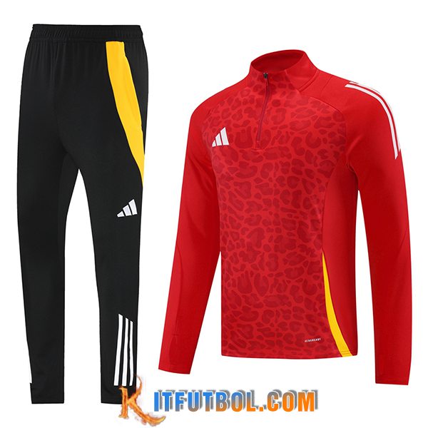 Chandal Equipos De Futbol Adidas Rojo/Amarillo 2024/2025