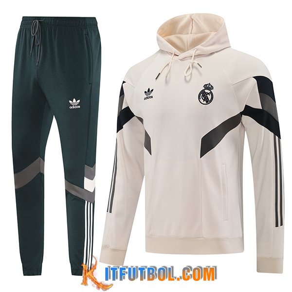 Chaqueta Con Capucha Chandal Real Madrid Rosa/Negro 2024/2025
