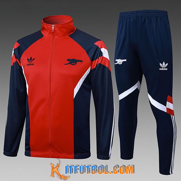 Chandal Equipos De Futbol Chaquetas Arsenal Ninos Rojo/Azul/Blanco 2024/2025