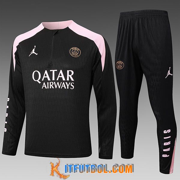Chandal Equipos De Futbol PSG Negro/Rosa 2024/2025