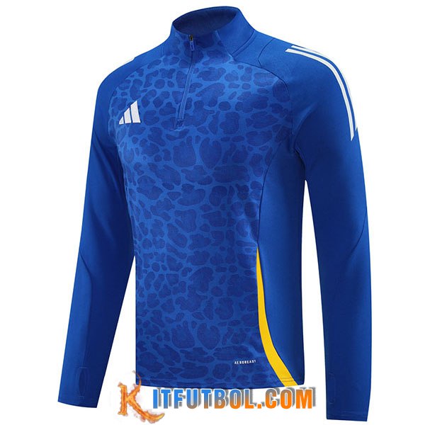 Sudadera De Entrenamiento Adidas Azul/Amarillo 2024/2025