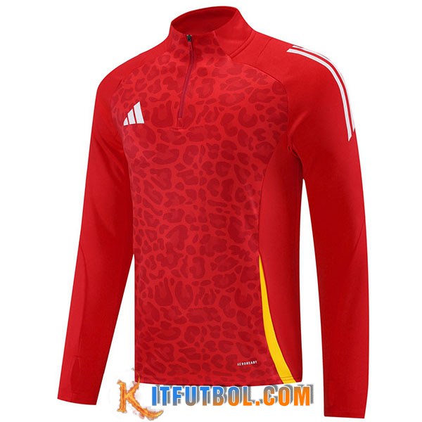 Sudadera De Entrenamiento Adidas Rojo/Amarillo 2024/2025