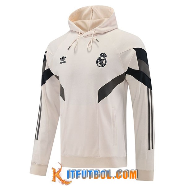 Sudadera De Entrenamiento Capucha Real Madrid Rosa/Negro 2024/2025
