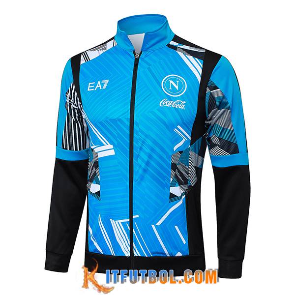 Chaquetas Futbol SSC Napoli Azul/Negro 2024/2025