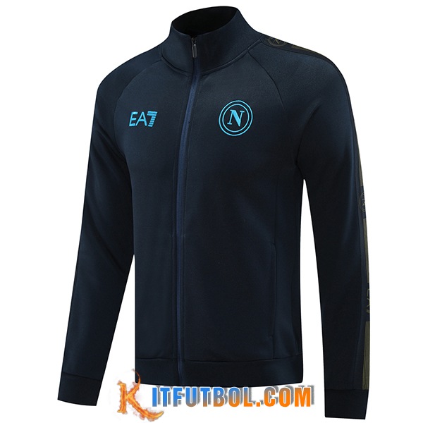 Chaquetas Futbol SSC Napoli azul real 2024/2025 2024/2025
