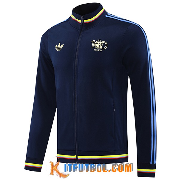 Chaquetas Futbol Colombia Azul marino 2024/2025