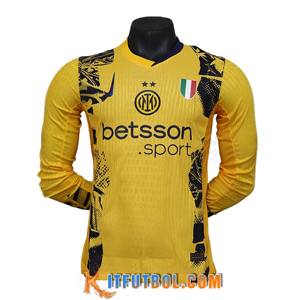 Camisetas De Futbol Inter Milan Manga Largas Tercera 2024/2025
