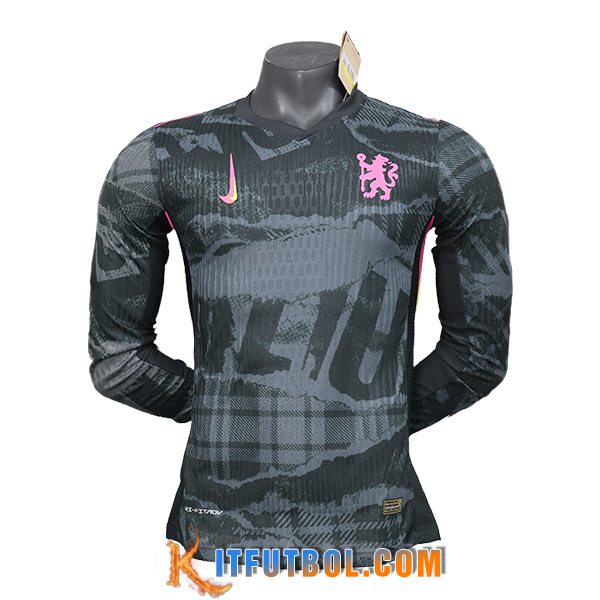 Camisetas De Futbol FC Chelsea Manga Largas Tercera 2024/2025