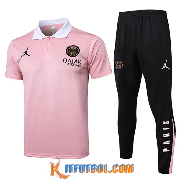 Camiseta Polo PSG Rosa 2025/2026