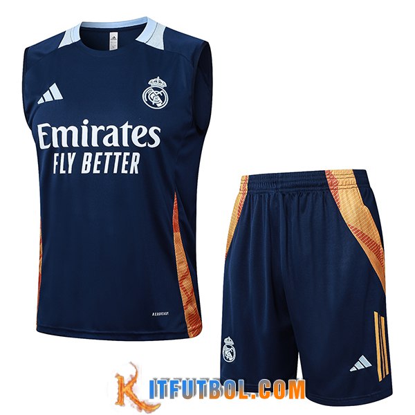 Camiseta Entrenamiento sin mangas Real Madrid azul real 2025/2026