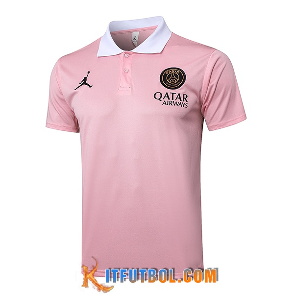 Camiseta Polo PSG Rosa 2025/2026