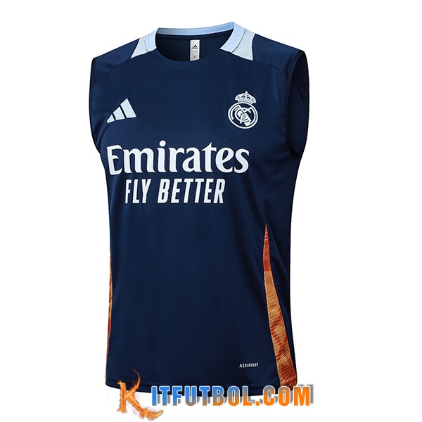 Chalecos De Futbol Real Madrid azul real 2025/2026