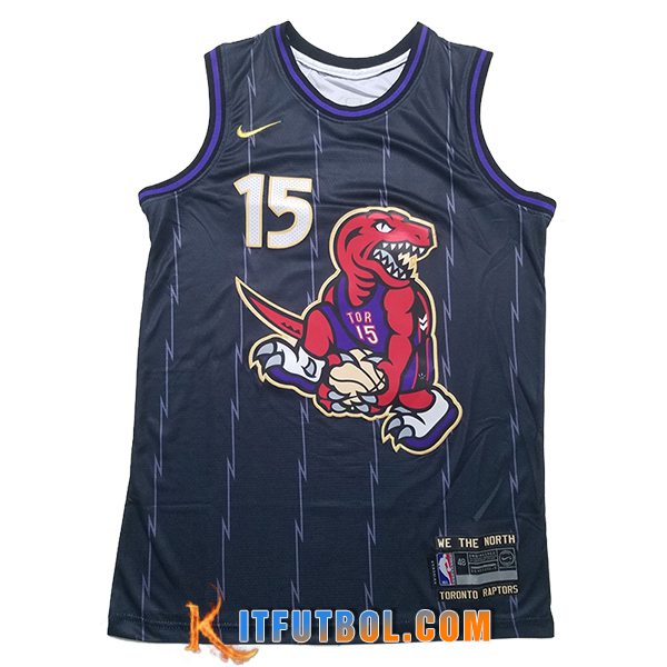 Camisetas Toronto Raptors (CARTER #15) 2025/26 Negro