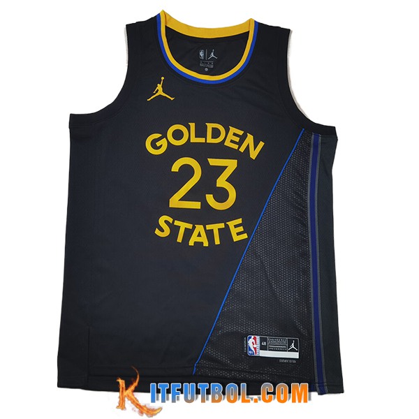 Camisetas Golden State Warriors (GREEN #23) 2025/26 Negro/Gris/Amarillo