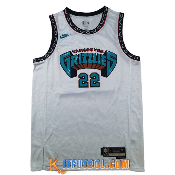 Camisetas Memphis Grizzlies (BANE #22) 2025/26 Blanco/Verde