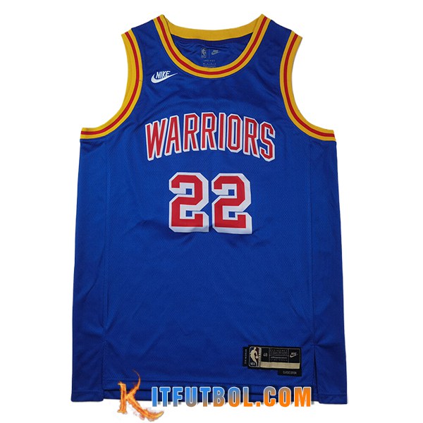 Camisetas Golden State Warriors (WIGGINS #22) 2025/26 Azul/Amarillo/Rojo