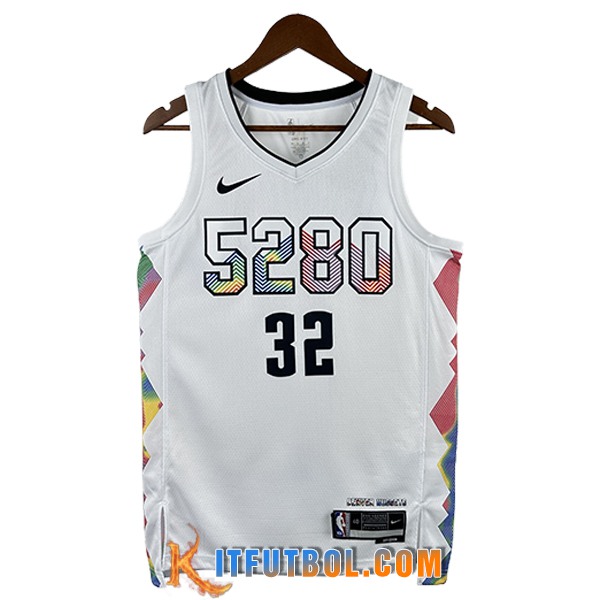 Camisetas Denver Nuggets (GORDON #32) 2025/26 Blanco/Negro