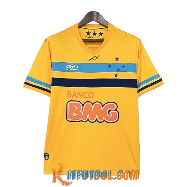 Camisetas De Futbol Cruzeiro Retro Portero Naranja 2014/2015