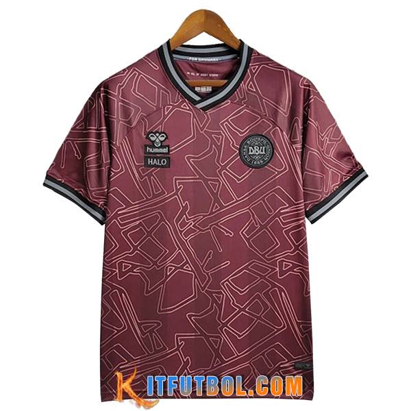 Camiseta Equipo Nacional Dinamarca Special Edition Rojo Foncé 2024/2025