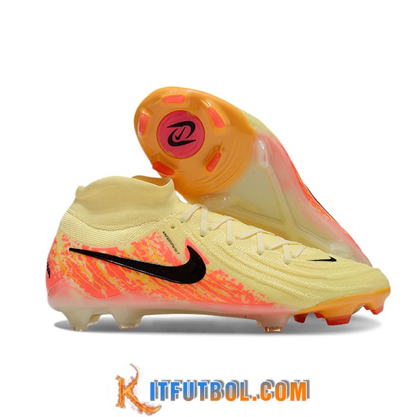 Nike Botas De Fútbol Phantom Luna Elite NU FG Amarillo/Naranja/Negro