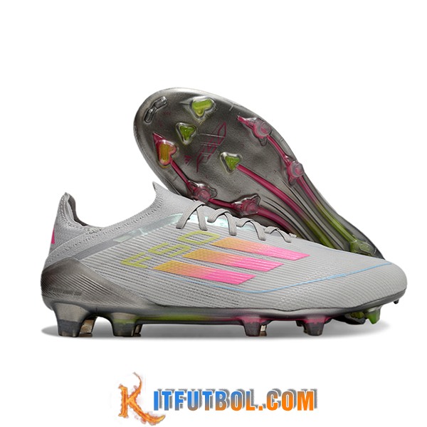Adidas Botas De Fútbol F50 Elite FG Gris/Rosa